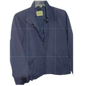 Arnie arnold palmer Vintage Windbreaker Golf Preppy Jacket Zip Closure Blue